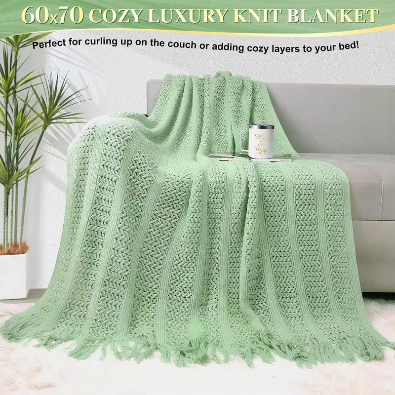 Sparkalyn Gift Baskets for Women, 11 PCS Unique Birthday Gifts for Women, Self Care Gift Baskets, Thank You, Get Well, Sympathy Inspirational Friendship Gifts for Mom, Grandma, Sister,Friends (Sage Green) - Image 4