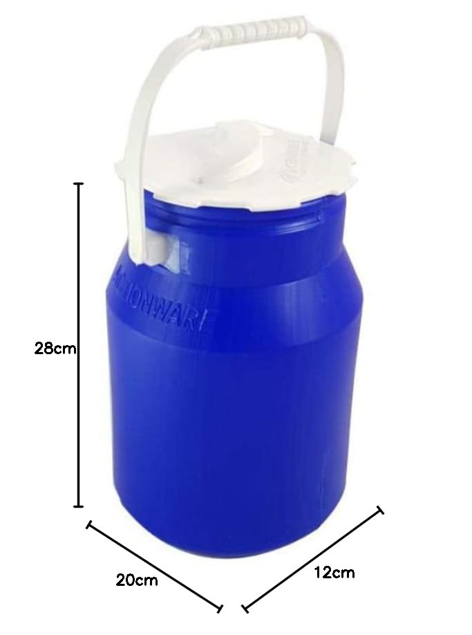 Foliam Unbreakable Plastic Airtight Milk and Water Storage ContainerCan 2 L Multicolour - Image 4
