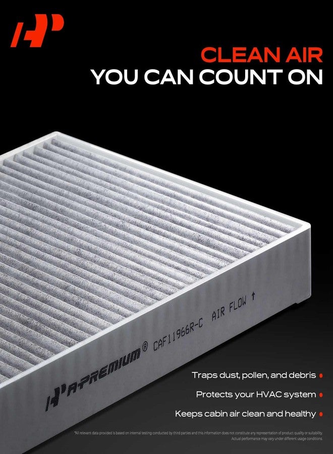 A-Premium Cabin Air Filter with Activated Carbon Compatible with Lexus Models - GS200T, GS350, GS450H, IS200T, IS250, IS300, IS350, IS500, RC200T, RC300, RC350, GS F - Image 3