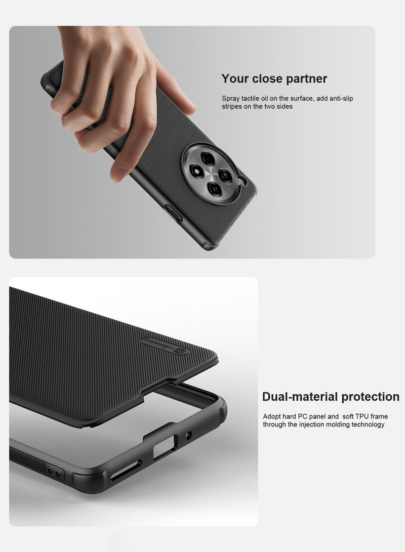 Nillkin For OnePlus 12R Case, TPU Shockproof Airbags Bumper, Matte Anti-Fingerprint Back Cover, Side Anti-Slip Handle Slim Fit Mobile Phone Case - Image 4
