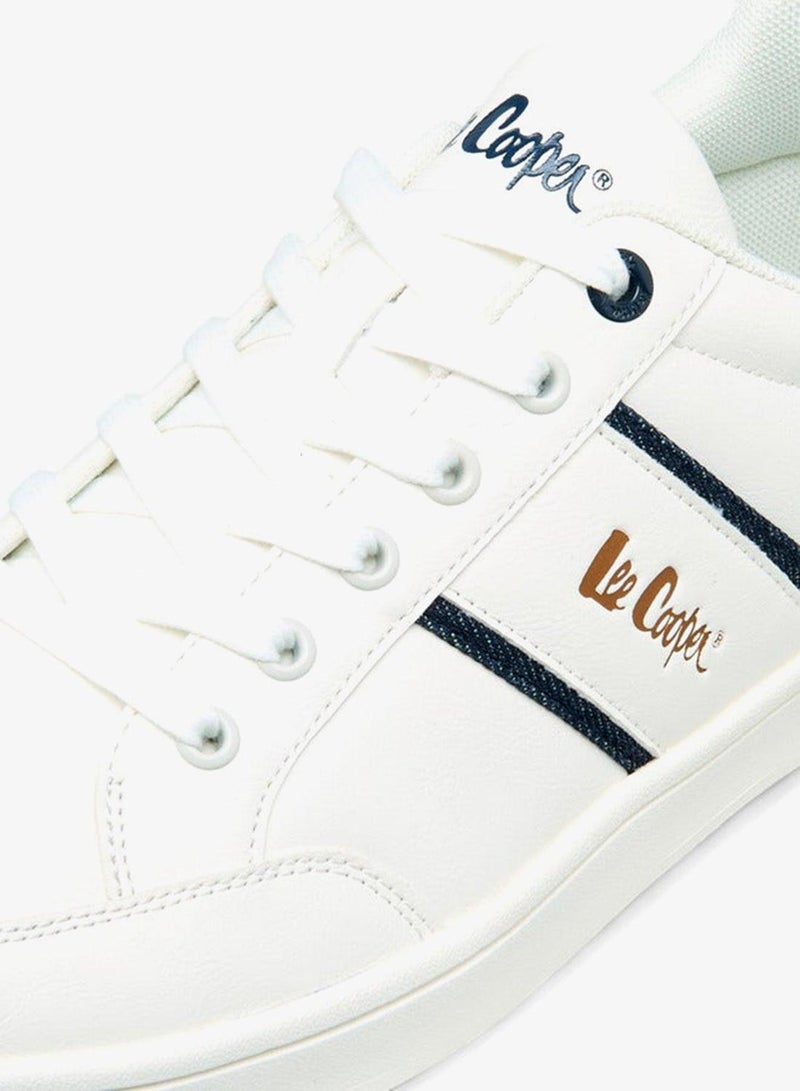 Lee Cooper Mens' Panelled Lace-Up Sneakers - Image 4