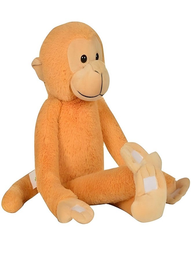 Fun4you Soft Monkey Toy | Cute Animal Plush Toy for Kids | Washable Cuddly Soft Toy | Huggable Stuffed Monkey | Birthday Gift Soft Toy for Boys & Girls | Baby Soft Toys for Nursery Décor - Image 1