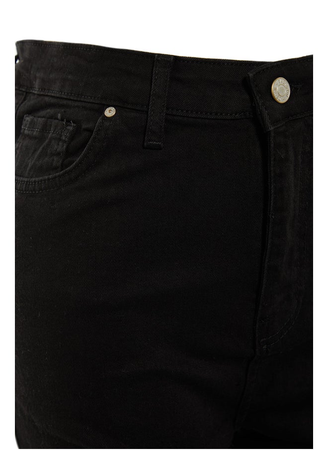 trendyol - Black High Waist Flare Jeans - Image 1