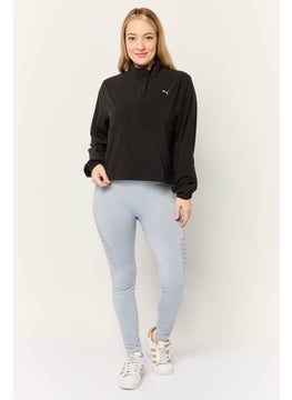 PUMA Women Sportswear Fit Long Sleeve Outdoor Sweatshirt, Black  - Image 3