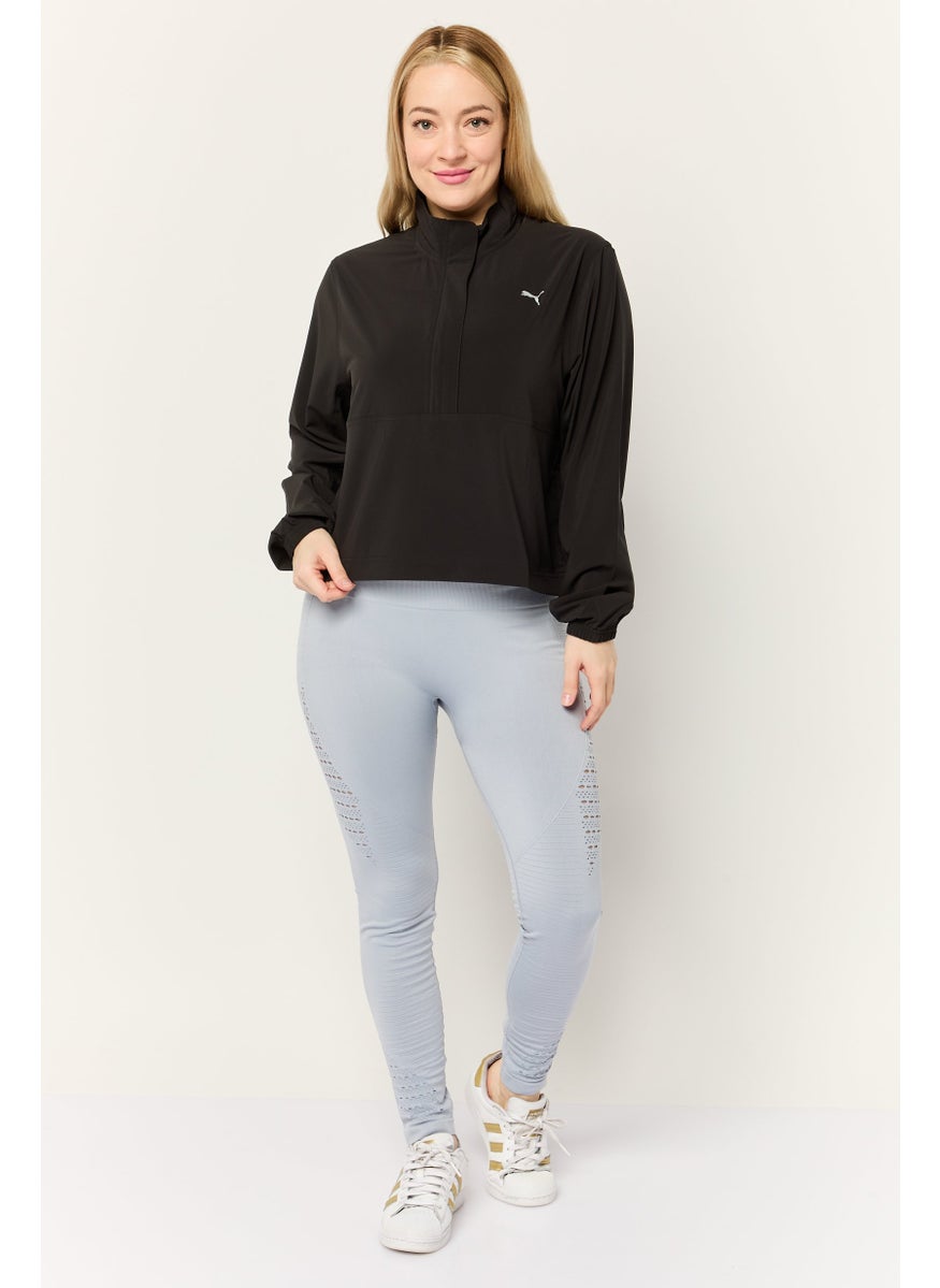 PUMA Women Sportswear Fit Long Sleeve Outdoor Sweatshirt, Black  - Image 3