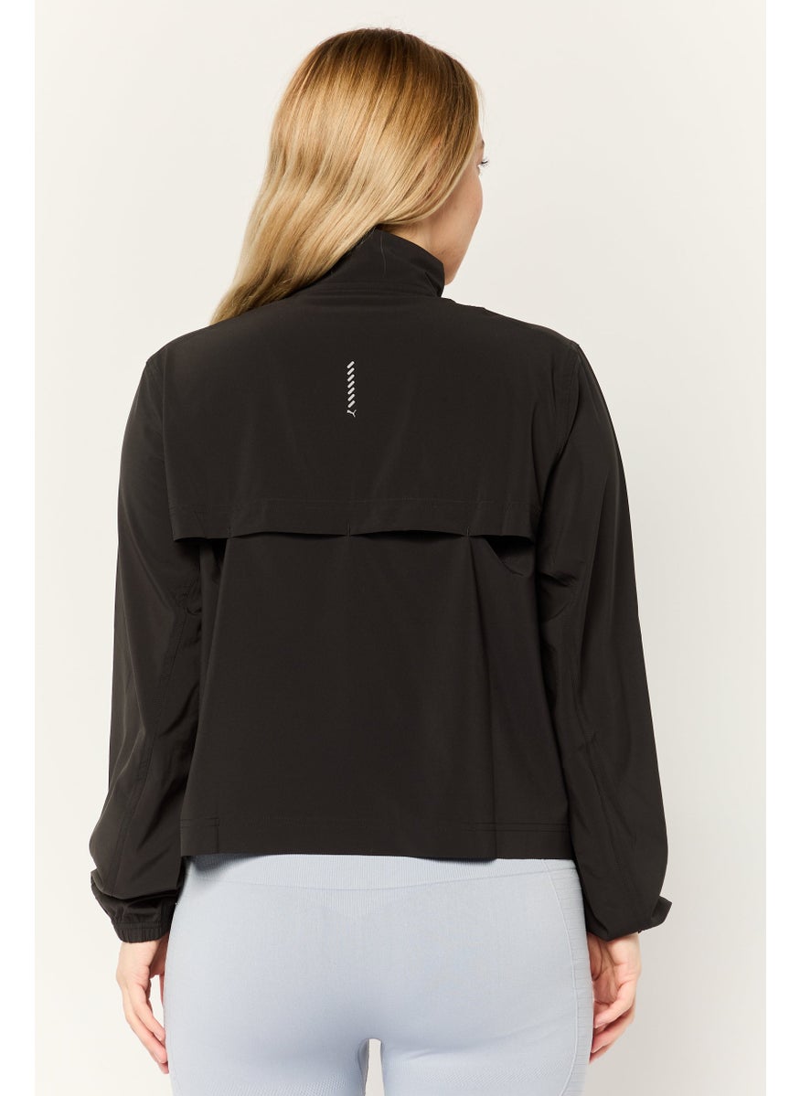 PUMA Women Sportswear Fit Long Sleeve Outdoor Sweatshirt, Black  - Image 4