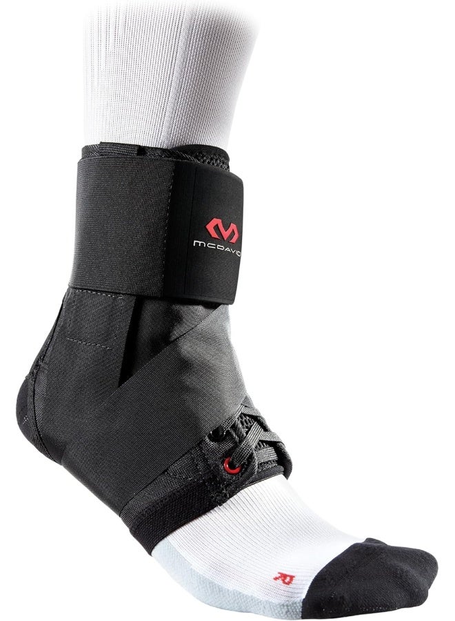 McDavid Level 3 Ankle Brace with Straps - X-Small, Black - Image 4