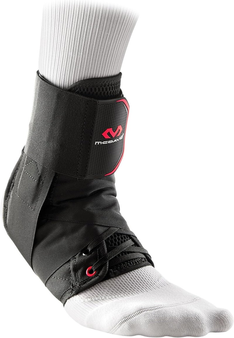 McDavid Level 3 Ankle Brace with Straps - X-Small, Black - Image 1