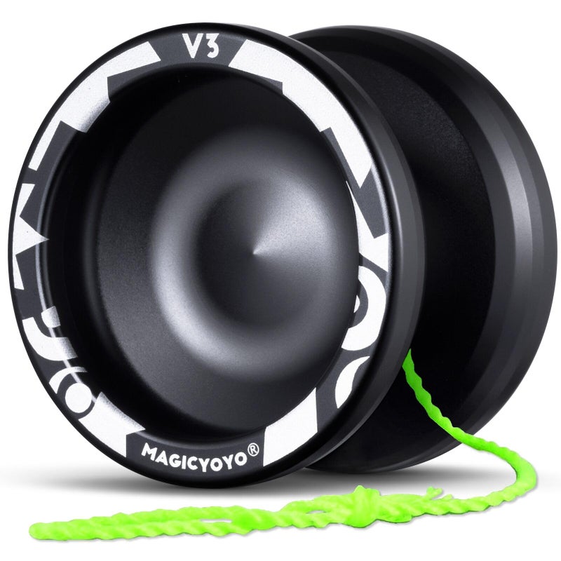 MAGICYOYO V3 Yoyo for Kids 8-12 or Above, Responsive Yoyo Professional with Dual Function, Professional Trick Yo yo for Adults with 12 Yoyo Strings, KK Bearing, Bearing Puller, Axle, Yoyo Case - Black - Image 1