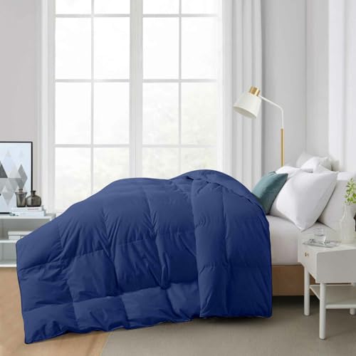 Razzai All-Season Comforter 220 GSM | Super Soft Fluffy & Lightweight Comforter Double Bed Comforter (90" x 100" Inches/228cm x 254cm) - Double Bed Comforter | Medium Blue - Image 3