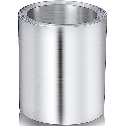 Ripeng 50 Feet Aluminum Flashing Roll Roof Flashing for Roof and Garden Preventing Roofing Stains Roof Strip for Moss and Mildew Prevention (1 Roll,6'' x 50' x 0.0078'') - Image 1