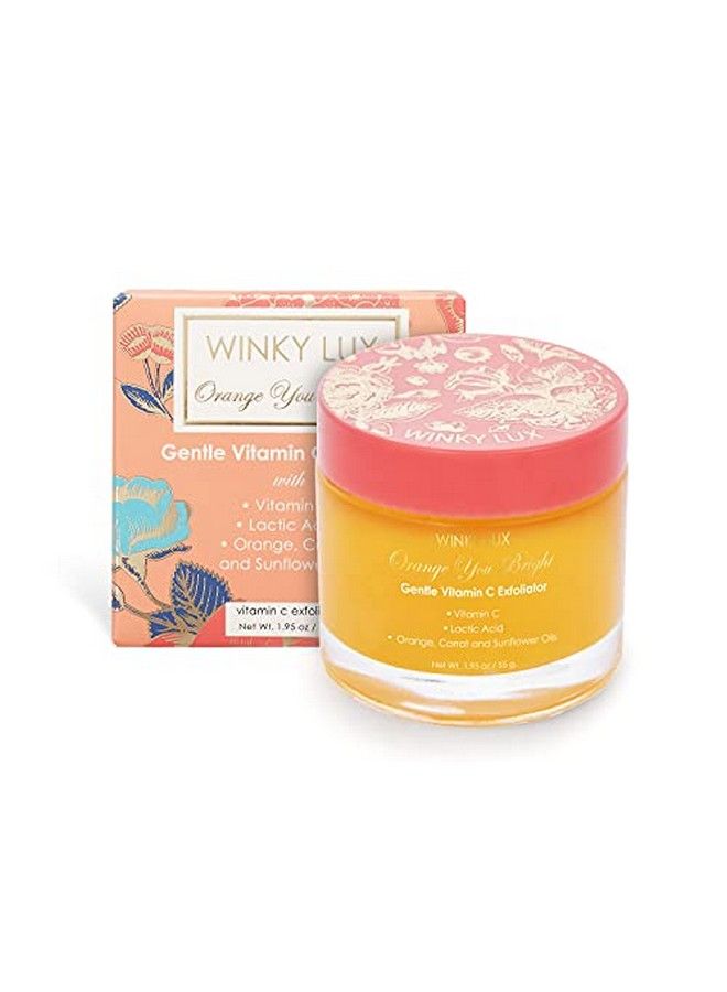Winky Lux Orange You Bright Exfoliator | Facial Exfoliator | Brightening Exfoliating Face Scrub With Vitamin C (1.95 Oz / 55 G) - Image 2