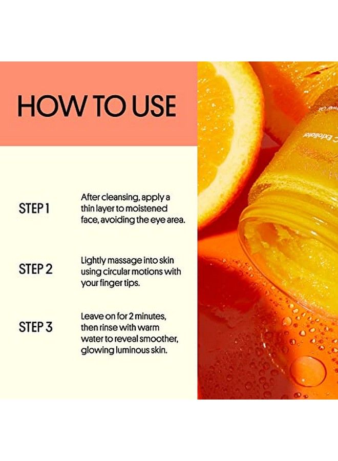 Winky Lux Orange You Bright Exfoliator | Facial Exfoliator | Brightening Exfoliating Face Scrub With Vitamin C (1.95 Oz / 55 G) - Image 5