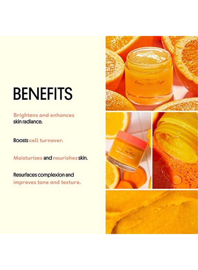 Winky Lux Orange You Bright Exfoliator | Facial Exfoliator | Brightening Exfoliating Face Scrub With Vitamin C (1.95 Oz / 55 G) - Image 4