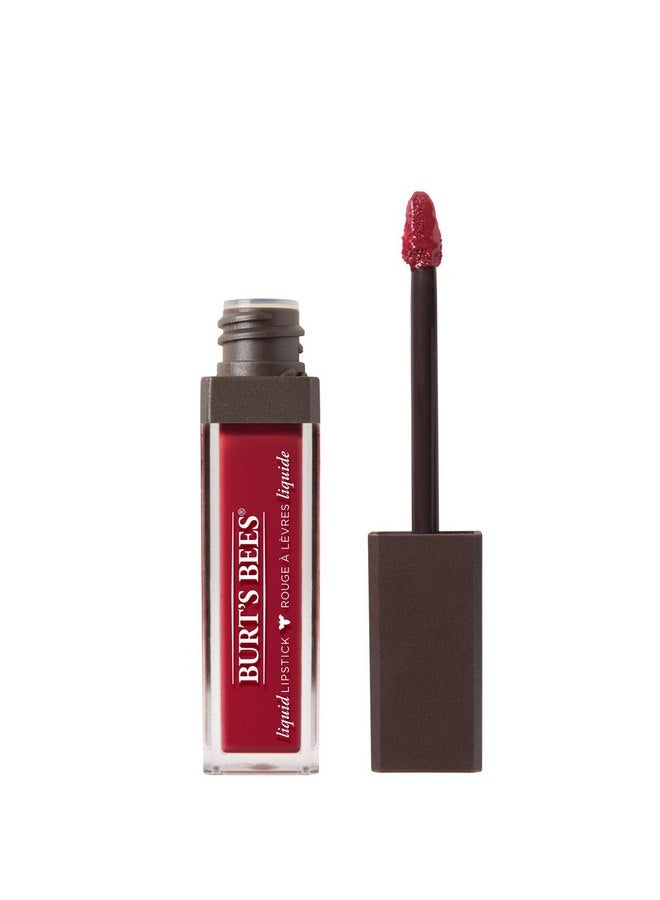 بيرتس بيز أحمر شفاه سائل لامع طبيعي 100% من Burt's Bees، داليا منقوعة، أنبوب واحد - Image 1