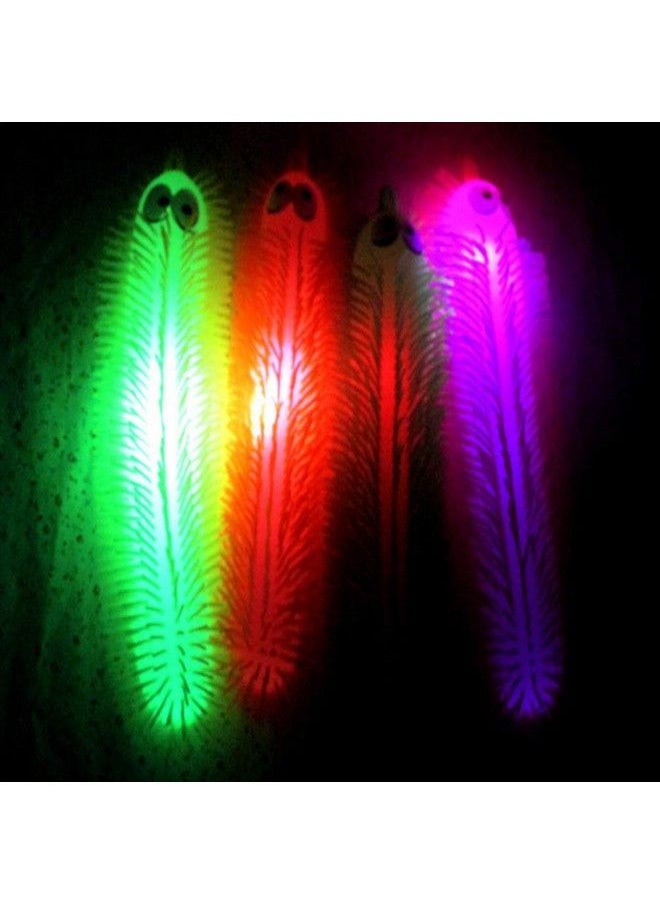 NUOBESTY 1Pcs Flashing Light Up Stretchy Caterpillars Squishy Stress Balls Toy Anxiety And Stress Relief Toys For Adults Teen Kids(Random Color)  - Image 4