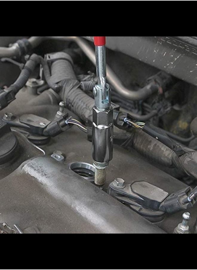 ABBASALI T-handle Spark Plug Tool Joint Spark Plug Socket Wrench (16mm)  - Image 2