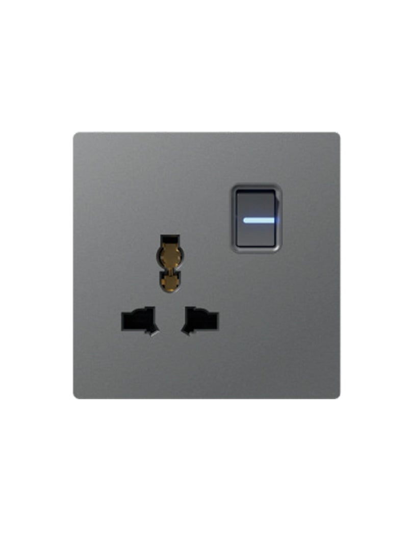 Foreign trade rocker switch socket (one switch with multi-function socket) 