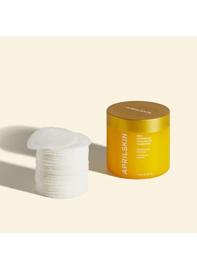 APRILSKIN Calendula PHA Hyaluronic Toner Pads | Vegan, Cruelty Free | Exfoliating, refining pores & hydrating for dry, sensitive, acne-prone skin | 60 pads | No sulfates and artificial fragrance - Image 4