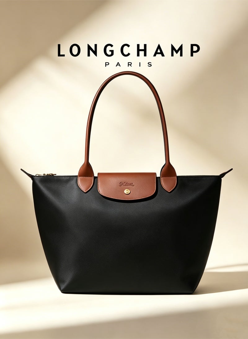 Longchamp Le Pliage Women's Classic Versatile Large Black Shoulder Crossbody Makeup Handbag camera bag - Image 1