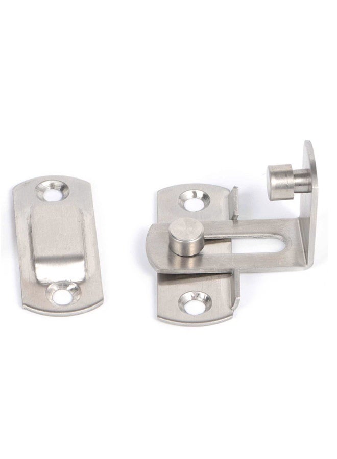 2PCS 90 Degree Stainless Steel Right Angle Buckle Gate Latch,Flip Door Locks Bolts for Doors & Windows(3 inch) - Image 2