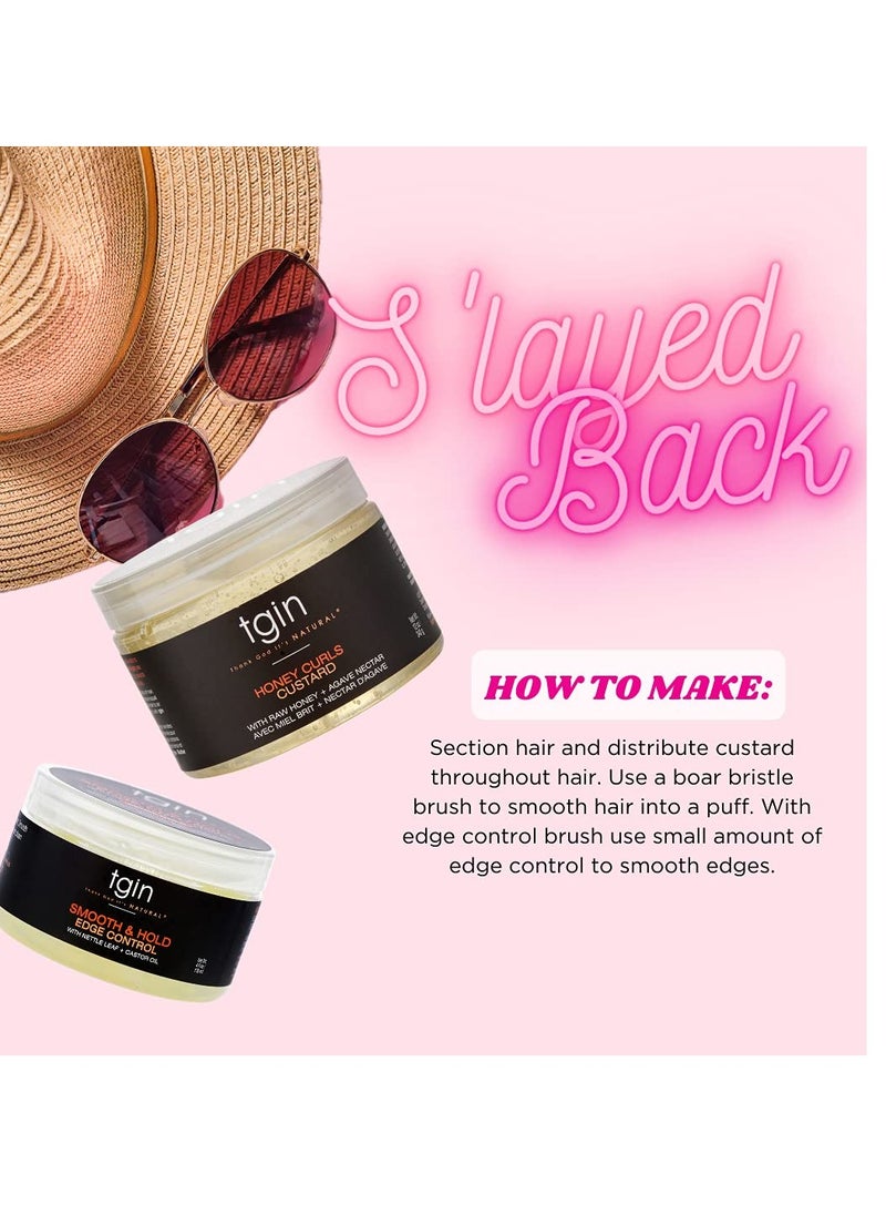 Thank God It's Natural - Thank God It's Natural Honey Curls Custard - 12 Oz - For Natural, Dry, Curly, Damaged Hair - Image 1
