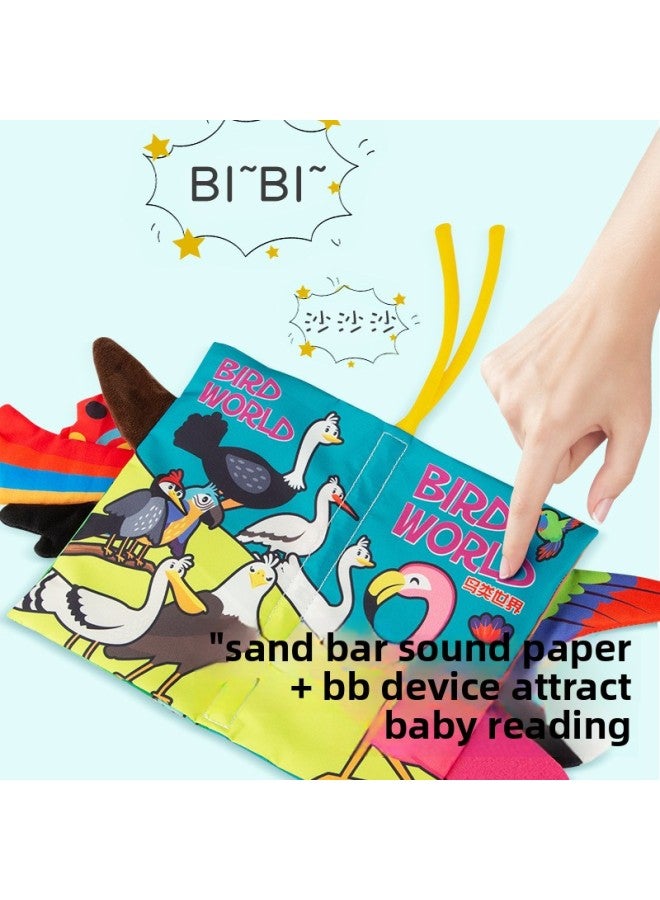 Quiet Cloth Book Toy Gift Box Baby Book Children's Tear-free Early Teaching Three-dimensional Baby Book Cloth Book Baby-Color:Animal World - Image 5