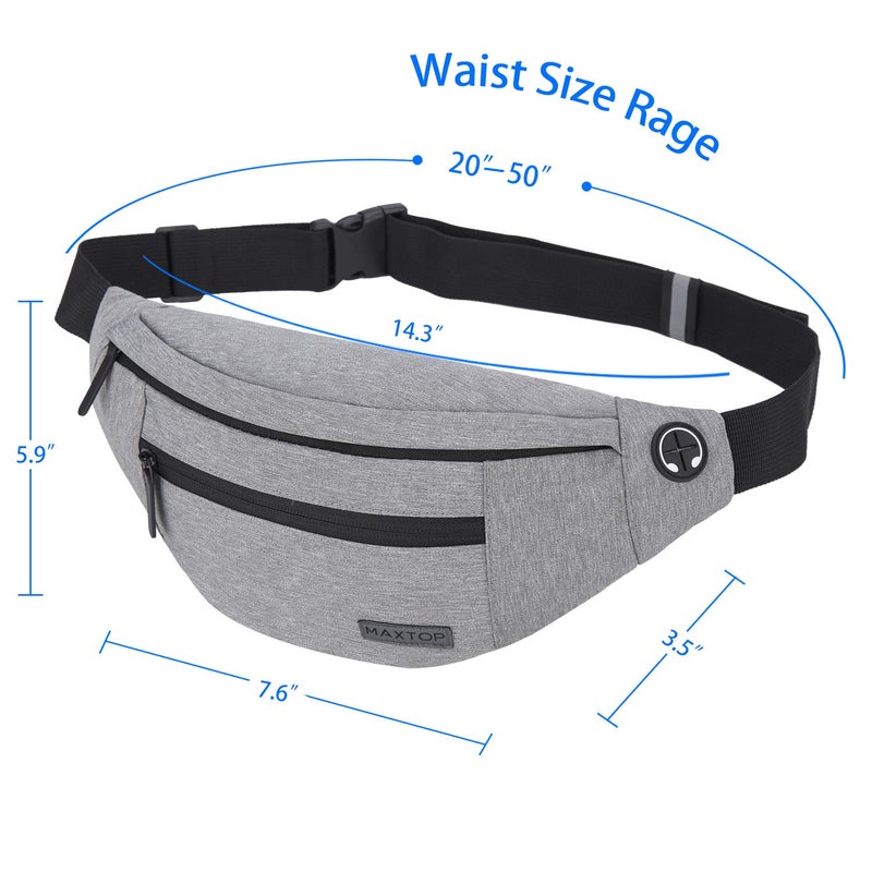 Maxtop Crossbody bags for Women Travel Essentials Fanny Packs Men Cross Body Belt Bag Christmas Gifts Enjoy Festival Sports Yoga Workout Running Casual Waist Pack Carrying All Size Phones - Image 5