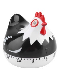 Kitchen Timer, Lovely Chicken Cartoon Kitchen Cooking Timers, Chicken Pattern Countdown Kitchen Timer Reminder for Cooking Baking (Black)