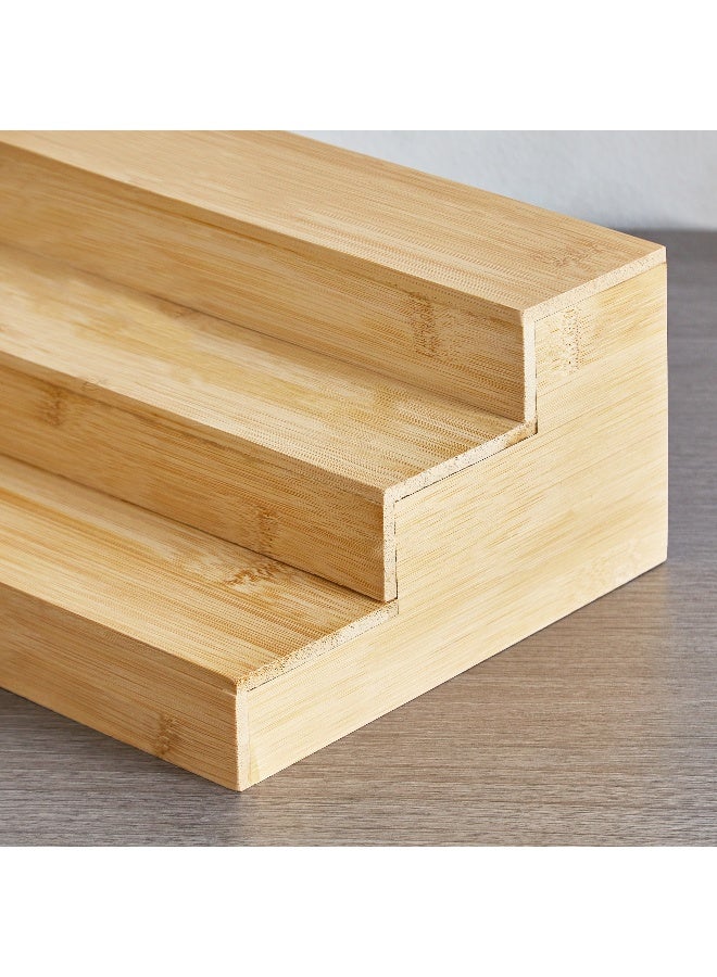 Home Box Bamboo 3-Tier Spice Rack 25.4x10.8x21.5 cm - Image 3