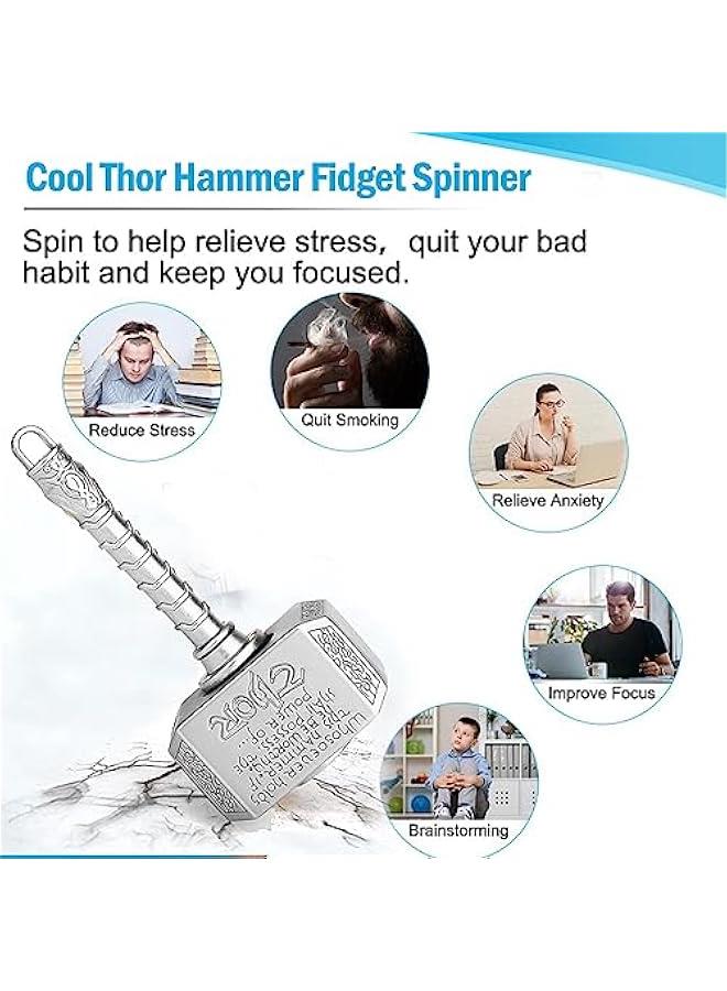 Handheld Fidget Gadget Toy Set Dragon Fidget Hand Spinners,Fidget Infinity Cube,Fidget Pad, Hammer Fidgit Spinners Fidget Chain Goody Bag Filler Party Favors Supplies Gift for Teen Kids Adults