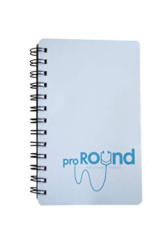 Portage Medical Rounds Notebook, proRound – Spiral Notepad with Template, Log Book for Medical Students & Physician Assistants, Pocket Size – 4.5 x 7 Inches, 75 Pages, (Pack of 1) - Image 1
