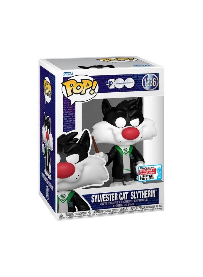 Funko Pop!: WB100 Looney Tunes x Wizarding World - Sylvester The Cat *Slytherin* (NYCC 2023 Shared Exclusive) - Image 1