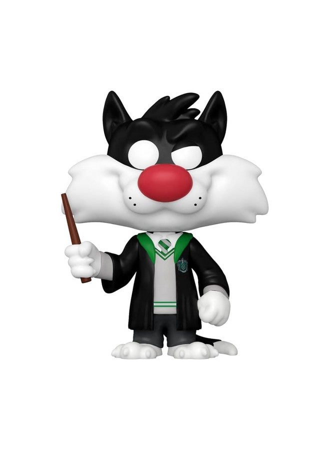 Funko Pop!: WB100 Looney Tunes x Wizarding World - Sylvester The Cat *Slytherin* (NYCC 2023 Shared Exclusive) - Image 2