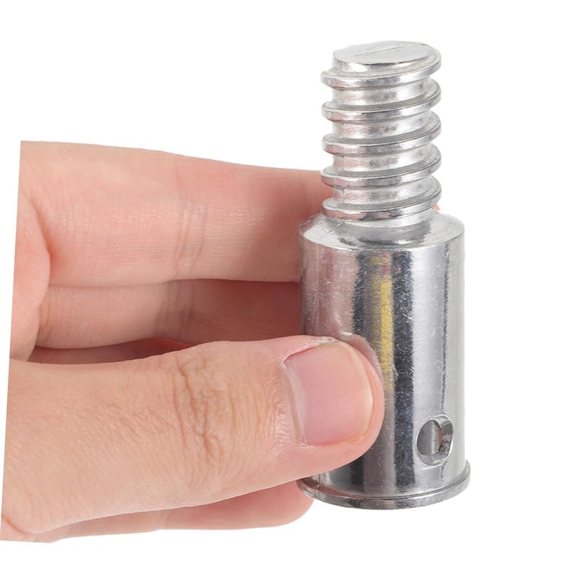 Aluminum Alloy Threaded Broom Handle Adapter External Thread Replacement Tip for Mop Sticks Extension Poles - Image 5