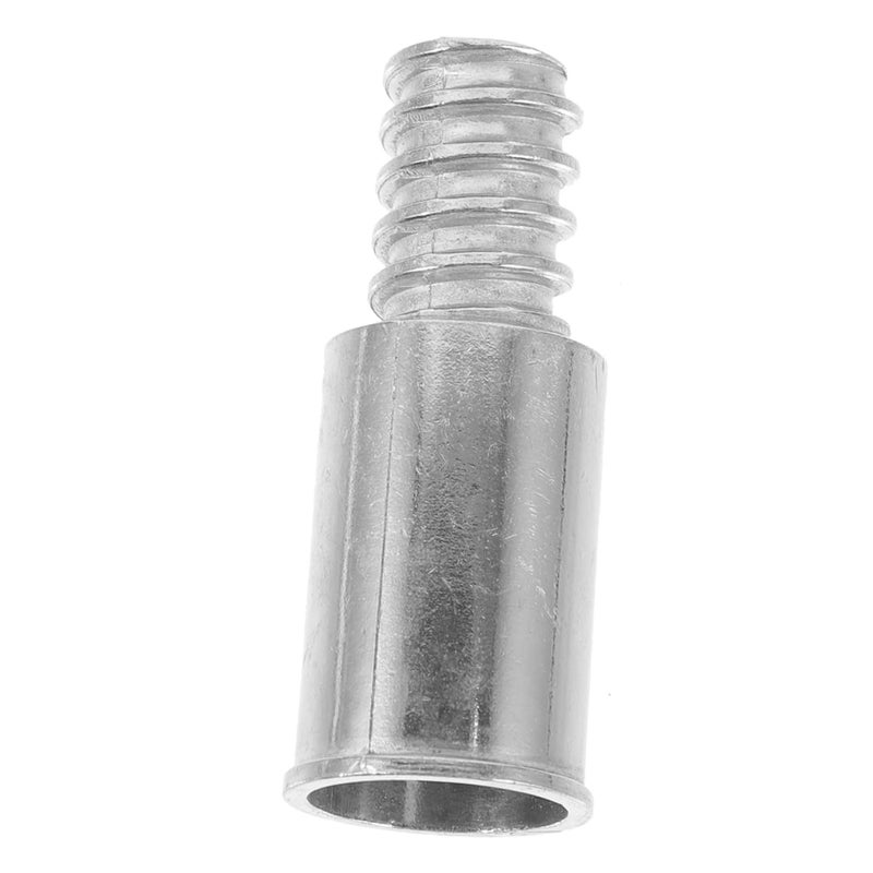 Aluminum Alloy Threaded Broom Handle Adapter External Thread Replacement Tip for Mop Sticks Extension Poles - Image 2