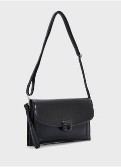 Ginger Croc Panel Clutch Bag  - Image 3