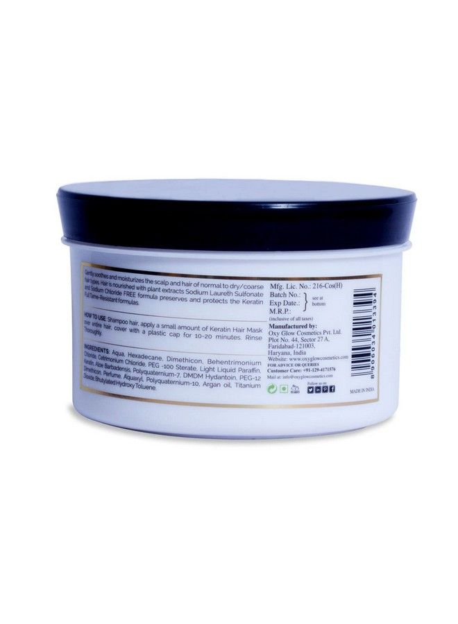 Oxyglow Keratin Hair Mask For Dry And Damaged Hair 500 G - Image 3