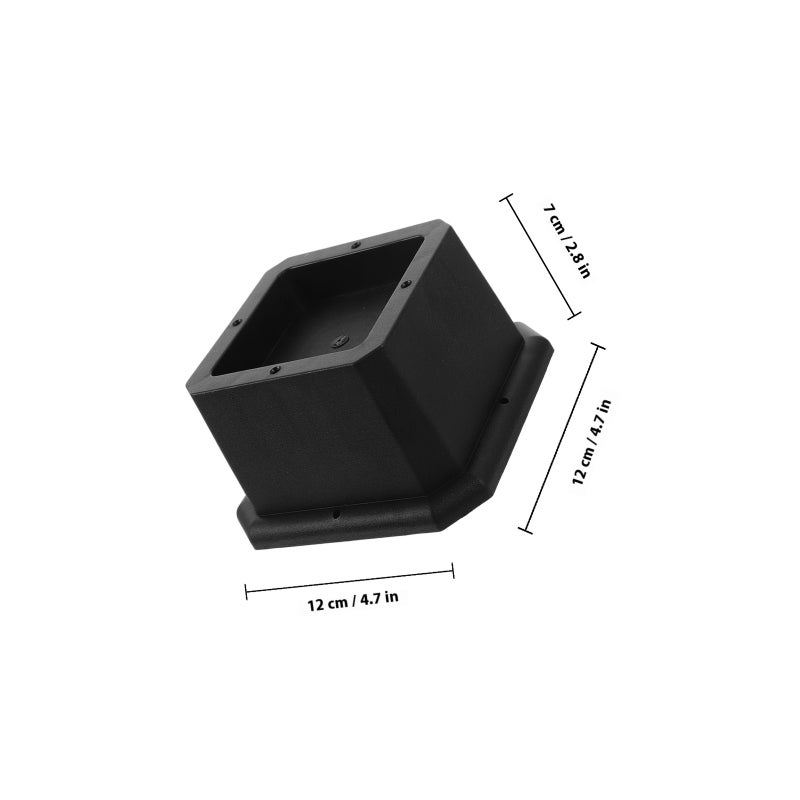 4pcs Bed Rubber Risers Adjustable Furniture Risers Sofa Table Heights Lifts Risers - Image 2