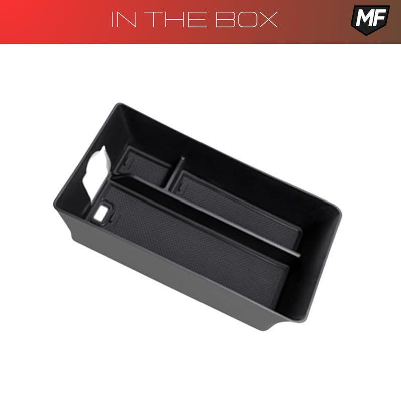 TRX AUTO MOTOR FIT Center Console Armrest Organizer for Toyota Camry 2025 2026 | Custom Fit Armrest Storage Tray with Non-Slip Liner | Organizer for Armrest Storage | Camry LE/SE/XLE/XSE Interior Accessories - Image 3