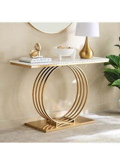 Home Box Ringa Genuine Marble Top Console Table  - Image 1