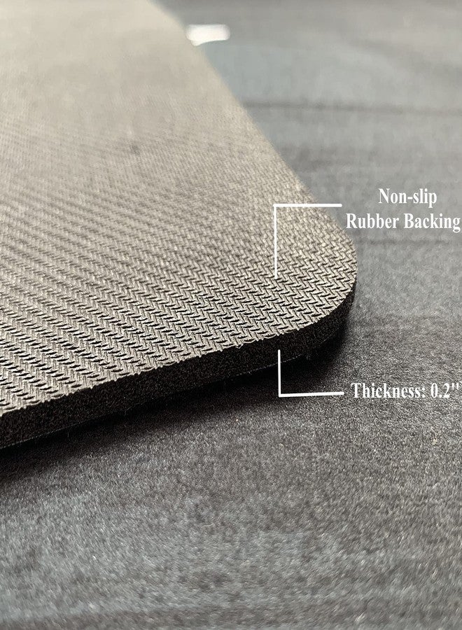 UKELER سجادة غرفة غسيل من يوكيلر باللونين الأبيض والأسود، سجادات غسيل مانعة للانزلاق بنمط ريفي لغرفة الغسيل والحمام، سجادة مطبخ مقاومة للماء ومضادة للإجهاد، ديكور مرح، 20 × 59 - Image 5