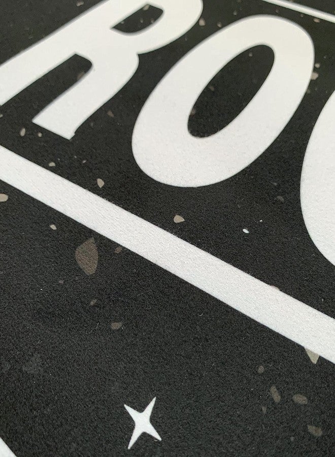 UKELER سجادة غرفة غسيل من يوكيلر باللونين الأبيض والأسود، سجادات غسيل مانعة للانزلاق بنمط ريفي لغرفة الغسيل والحمام، سجادة مطبخ مقاومة للماء ومضادة للإجهاد، ديكور مرح، 20 × 59 - Image 4