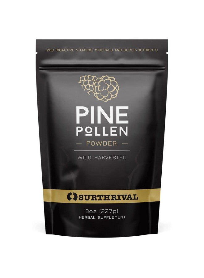 Surthrival: Pine Pollen Powder (8 oz), Wild Harvested, Energy & Endurance Restoration - Image 1