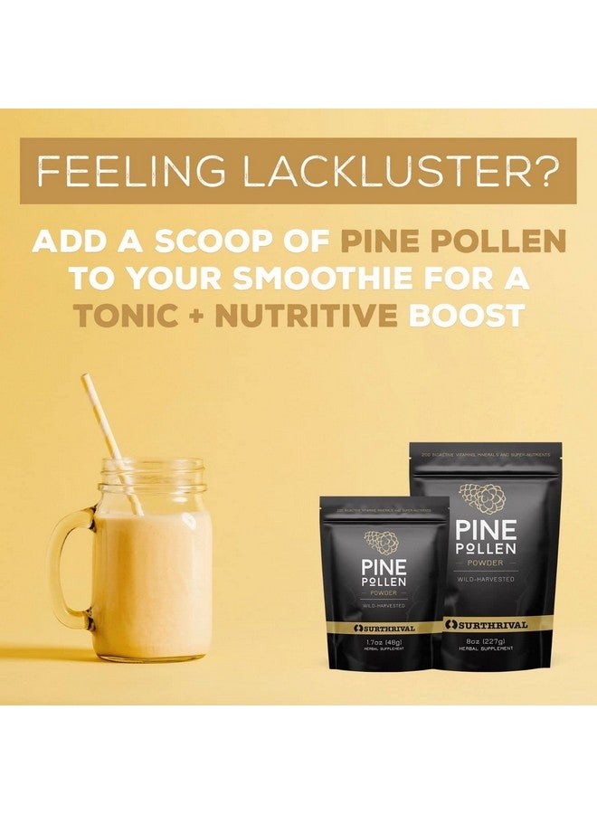 Surthrival: Pine Pollen Powder (8 oz), Wild Harvested, Energy & Endurance Restoration - Image 4