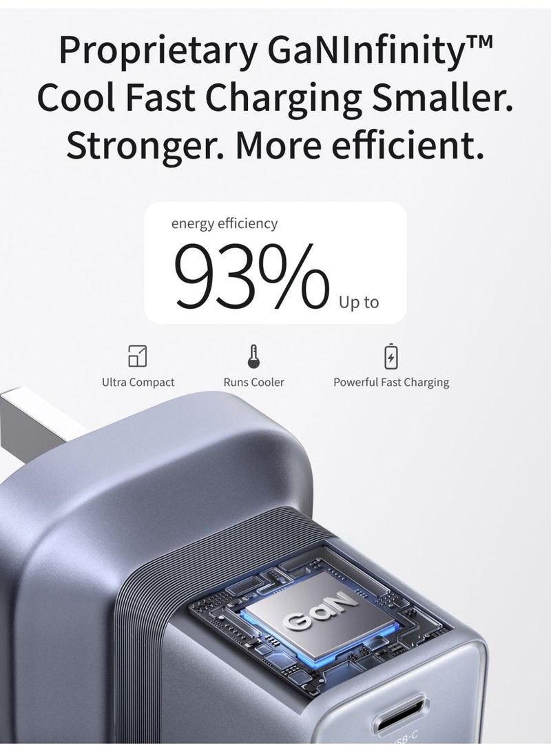 Ugreen 45W USB-C Charger Ultra Mini – Compact Fast Wall Charger with Foldable Plug, PPS 3.3 Support, Compatible with iPhone 18 Pro, iPhone 18 Pro Max, iPhone Duo, MacBook Air, iPad Pro, iPhone 17/16/15 Series, Samsung Galaxy S26/S25, Huawei, Xiaomi, Laptops & More – Travel-Friendly Mini Adapter 45W Ultra Mini 45W Ultra Mini - Image 4