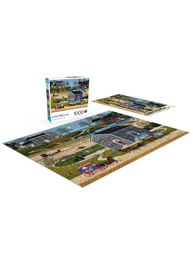 Buffalo Games - Charles Wysocki - The Whippersnappers of Cape Cod - 1000 Piece Jigsaw Puzzle for Adults -Challenging Puzzle Perfect for Game Nights - Finished Size is 26.75 x 19.75 - Image 4