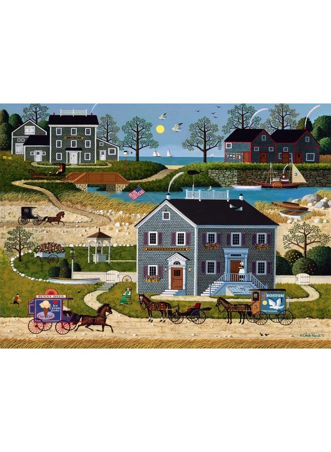 Buffalo Games - Charles Wysocki - The Whippersnappers of Cape Cod - 1000 Piece Jigsaw Puzzle for Adults -Challenging Puzzle Perfect for Game Nights - Finished Size is 26.75 x 19.75 - Image 1