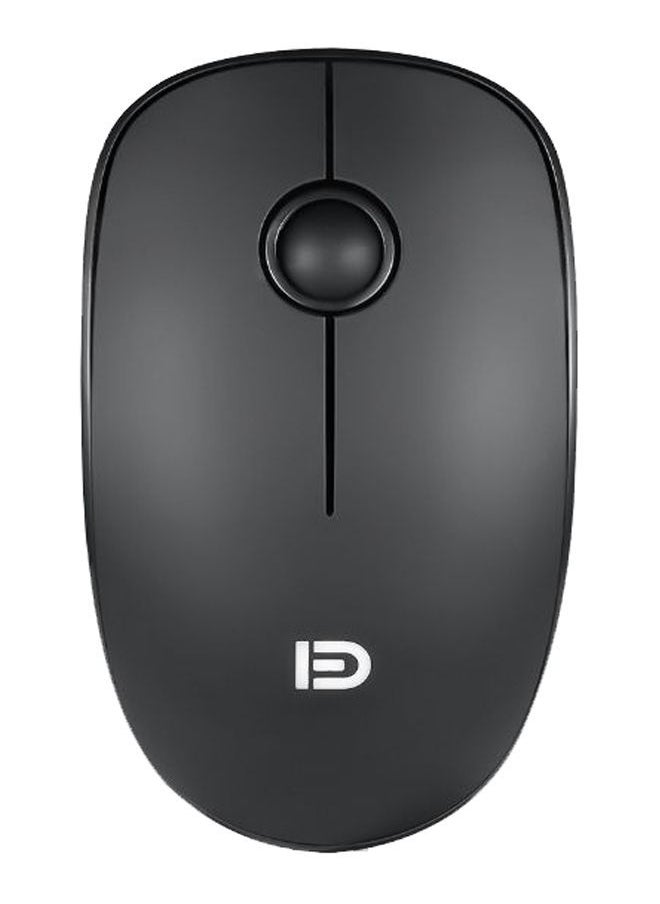NIBEMINENT V8 2.4G Wireless Mute Mouse Plug & Play Slim Mice Black  - Image 1