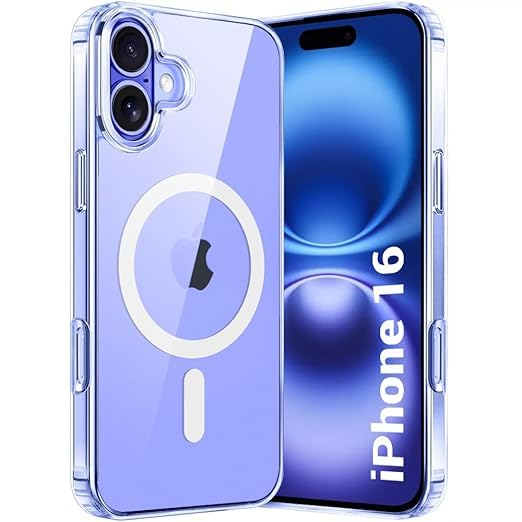 Sadhwanis Ultra-Hybrid Shockproof Back Cover Case for iPhone 16 Compatible with MagSafe | Camera Protection Bump Hard Back Cover for iPhone 16 - Image 1